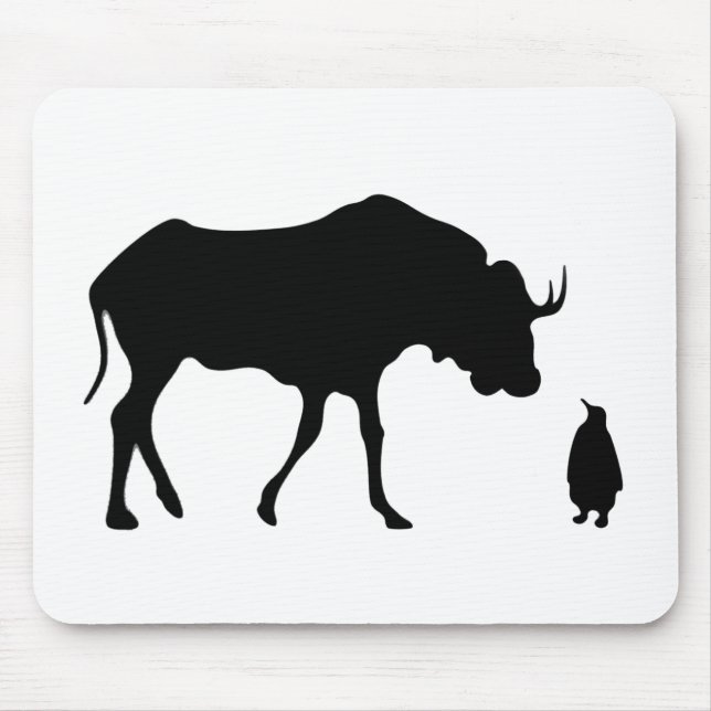 GNU NOT LINUX MOUSE MAT (Front)