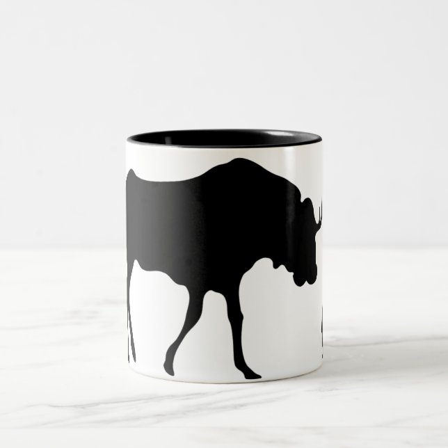 GNU NOT LINUX Two-Tone COFFEE MUG (Center)