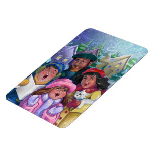 Go a Caroling Illustration Magnet