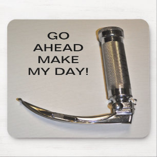 GO AHEAD MAKE MY DAY MOUSEPAD