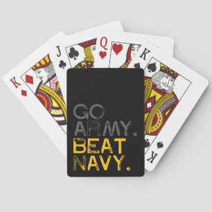 Go Army Beat Navy Playing Cards
