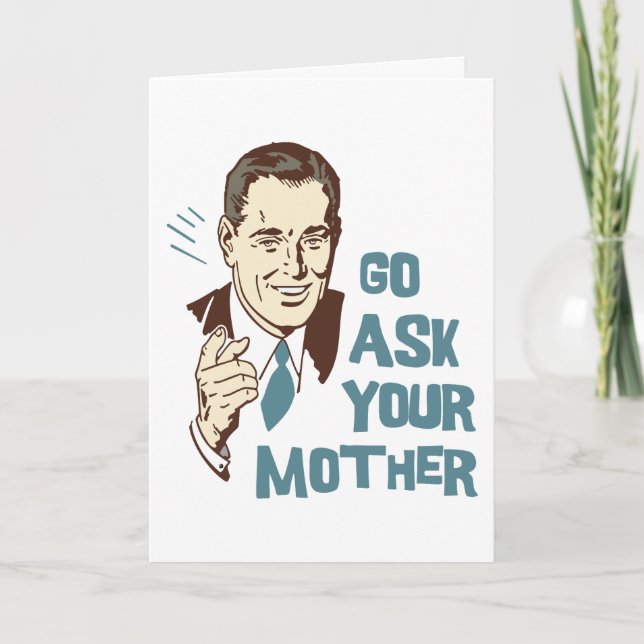 Go Ask Your Mother Card (Front)