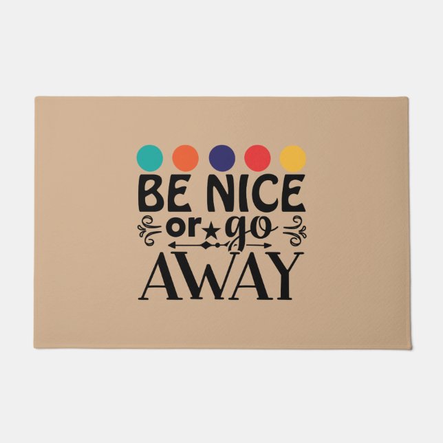 Go Away Door Mat (Front)