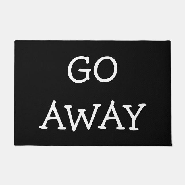 GO AWAY DOORMAT (Front)
