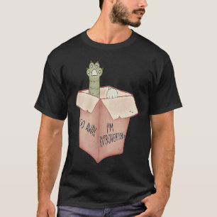 Go Away I'm Introverting Introvert Cat People T-Shirt