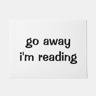 Go Away Doormats Welcome Mats Zazzle Co Uk