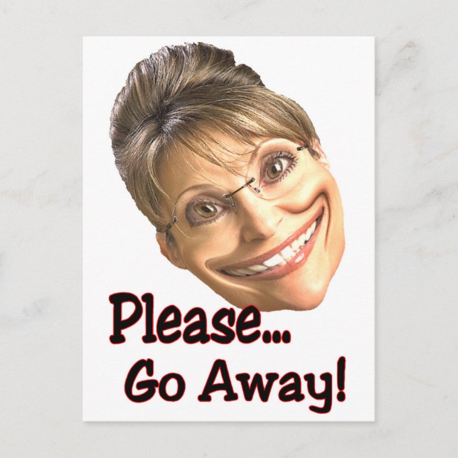 go away postcard (Front)