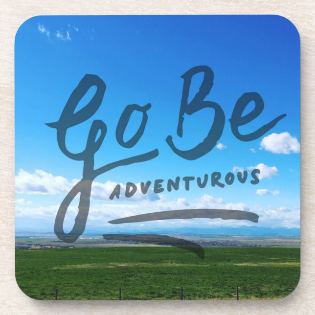 Go Be Adventurous Coaster (Front)
