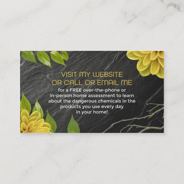 Go Beyond Natural Business Cards (Back)