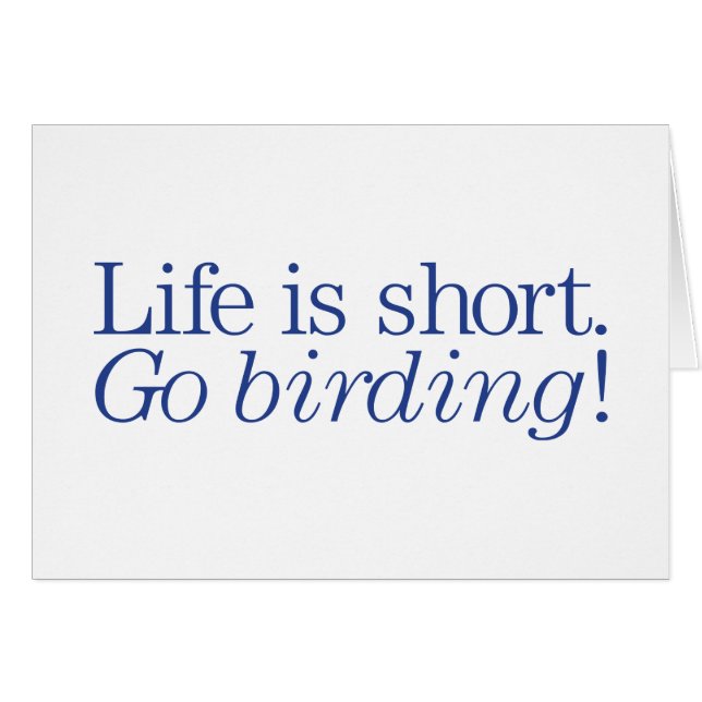 Go Birding! (Front Horizontal)