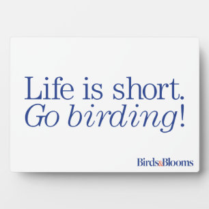 Go Birding! Plaque