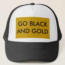 GO BLACK AND GOLD