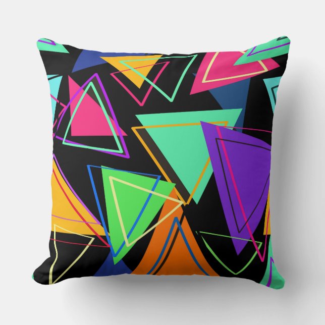 Go Bold, Bohemian, Avant-Garde Cushion (Front)