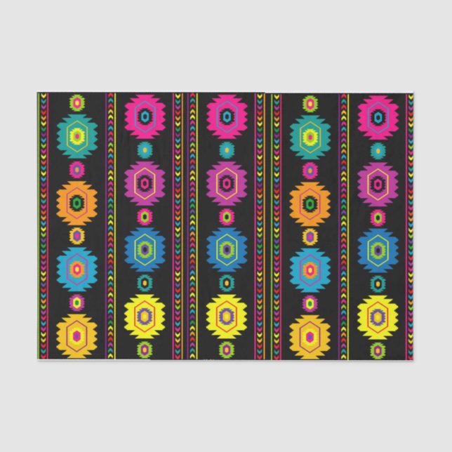 Go Bold, Bohemian, Avant-Garde Tissue Tissue Paper (Front)