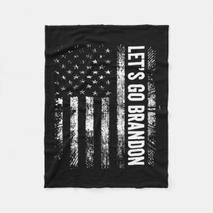 Go Brandon Joe Biden Funny Humour T Shirt Trump 20 Fleece Blanket