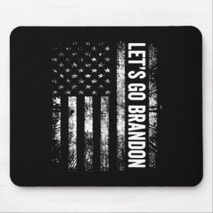 Go Brandon Joe Biden Funny Humour T Shirt Trump 20 Mouse Mat