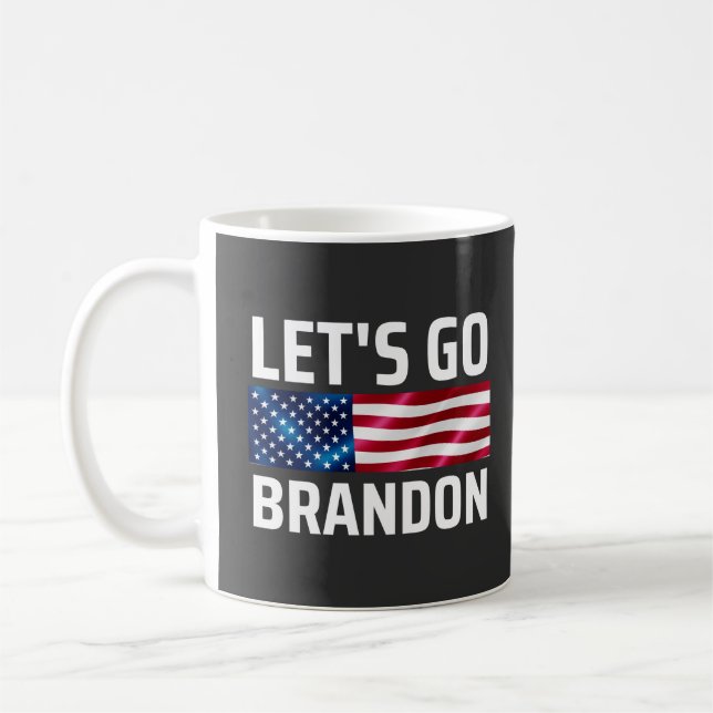 go brandon lets go brandon coffee mug (Left)