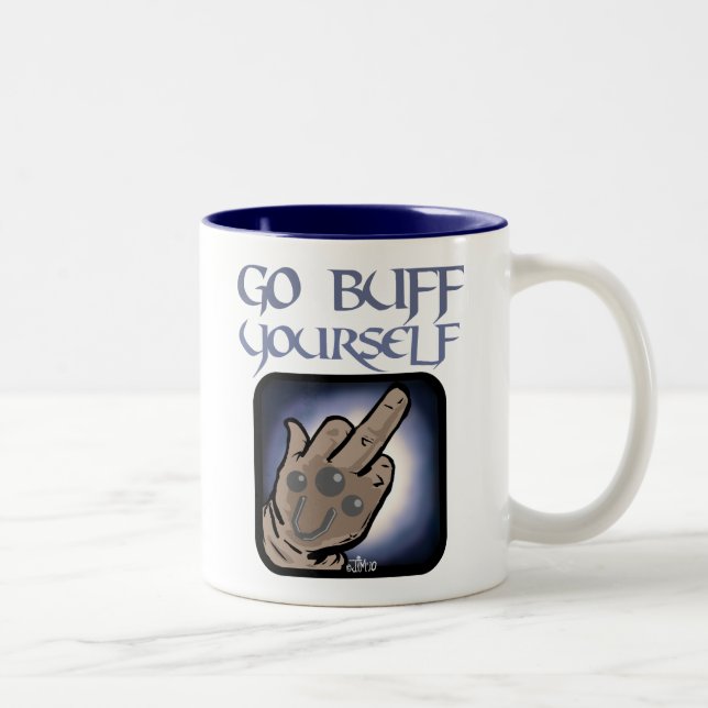 Go Buff Yourself Two-Tone Coffee Mug (Right)