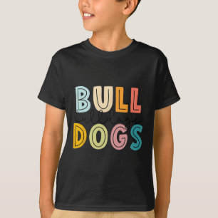 Go Bulldog Football School Spirit Team Mascot Game T-Shirt