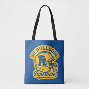 Go Bulldogs Football Helmet Icon Tote Bag