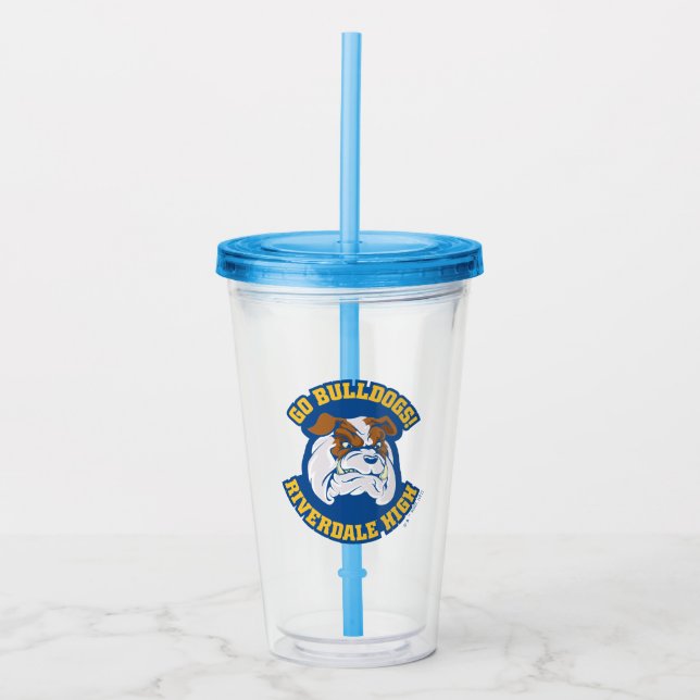 Go Bulldogs - Riverdale High Acrylic Tumbler (Front)