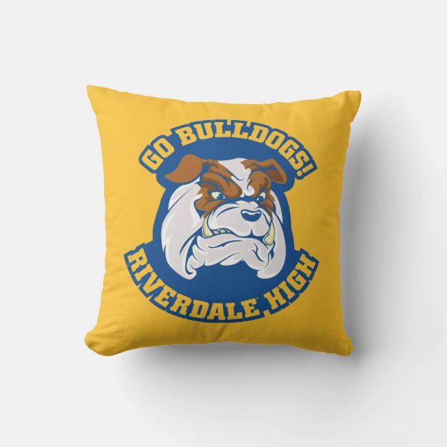 Go Bulldogs - Riverdale High Cushion (Front)