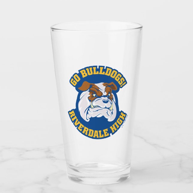 Go Bulldogs - Riverdale High Glass (Front)