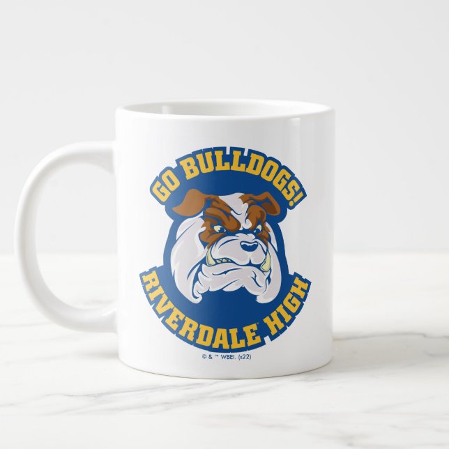 Go Bulldogs - Riverdale High Large Coffee Mug (Left)