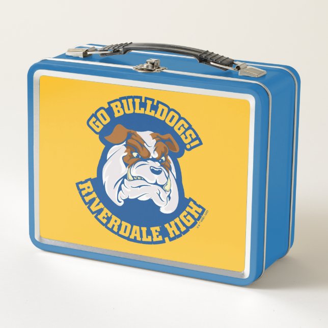 Go Bulldogs - Riverdale High Metal Lunch Box (Front)