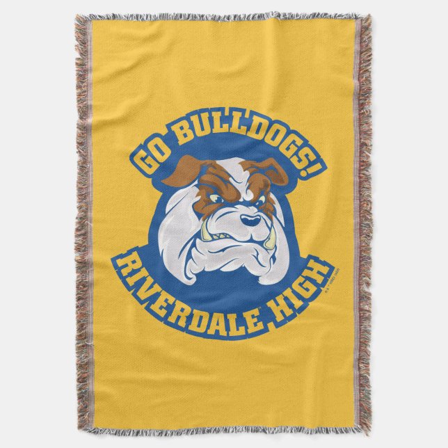 Go Bulldogs - Riverdale High Throw Blanket (Front Vertical)