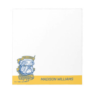 Go Bulldogs - Riverdale Mascot Banner Notepad
