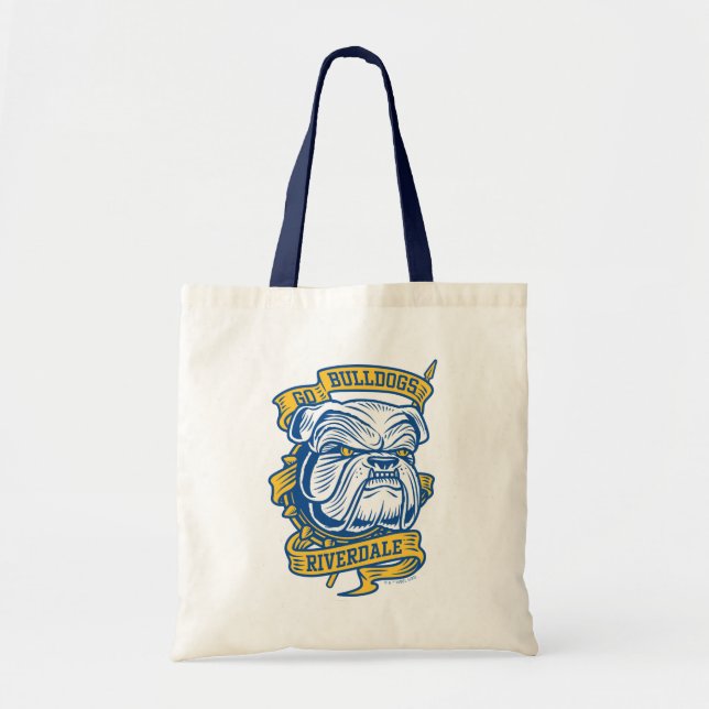 Go Bulldogs - Riverdale Mascot Banner Tote Bag (Front)