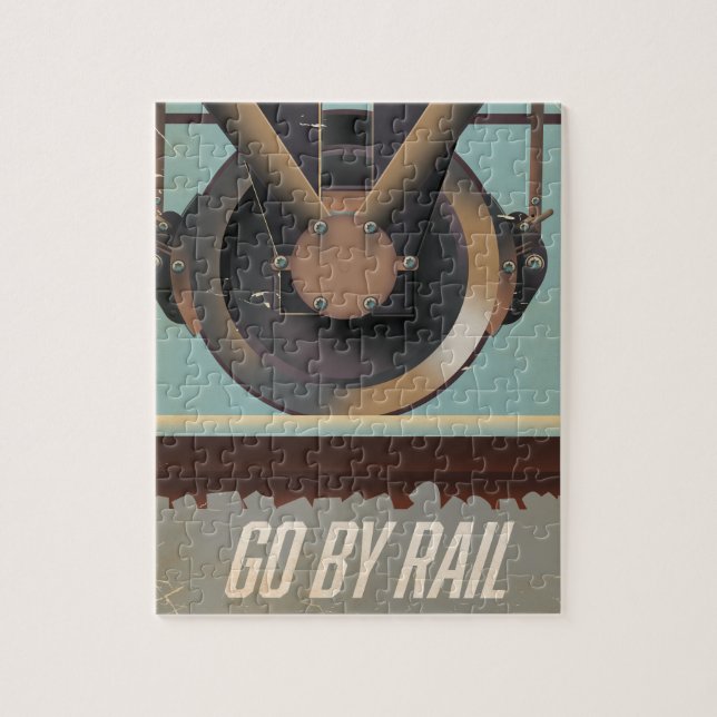 Go By Train Jigsaw Puzzle (Vertical)