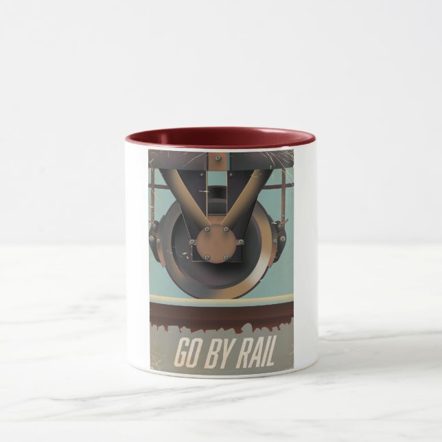 Go By Train Mug (Center)
