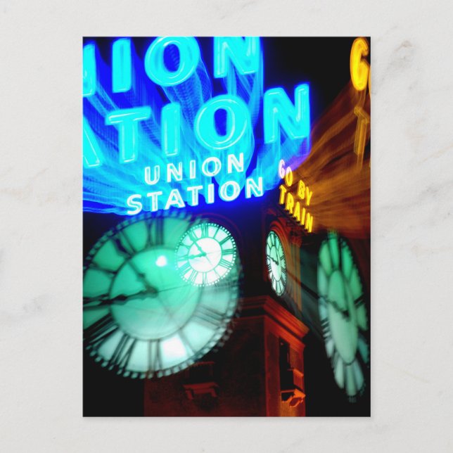 Go By Train Postcard (Front)