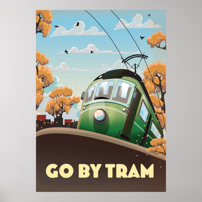 Go By Tram Poster (Front)