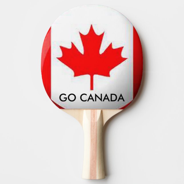 GO CANADA PING PONG PADDLE (Front)