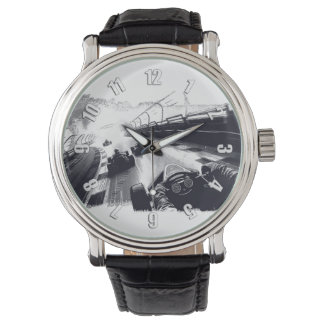 Go-Cart Racers Speeding Around the Track Watch