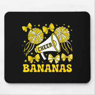 Go Cheer Bananas School Srts Fan Team Srit Name Mouse Mat