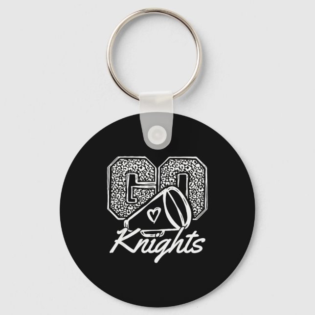 Go Cheer Knights Srts Name Men Women Boy Girl  Key Ring (Front)
