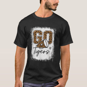 Go Cheer Tigers School Sports Fan Spirits Mascot L T-Shirt
