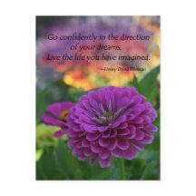 Go confidently in the direction of your dreams