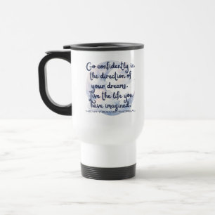 Go confidently travel mug