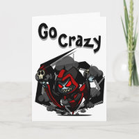 Go Crazy Birthday Card