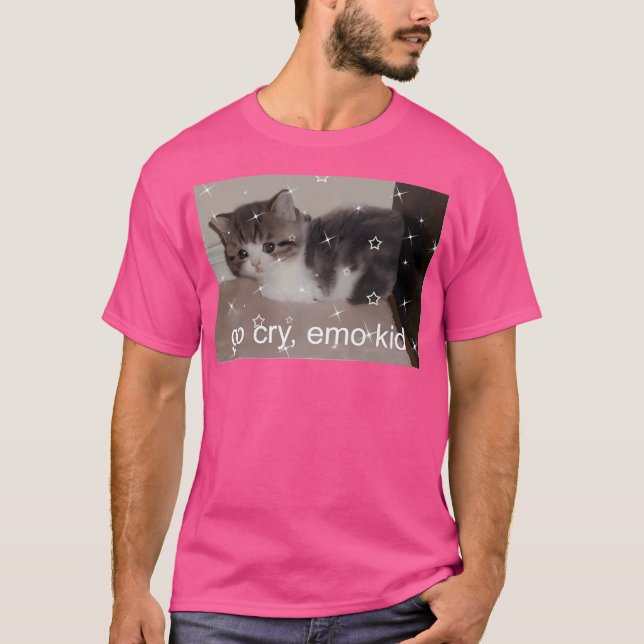 Go Cry Emo Kid T-Shirt (Front)