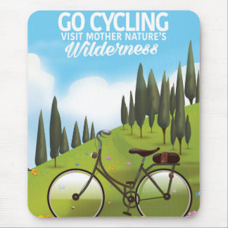 Go Cycling "Visit Mother Nature's Wilderness" Mouse Mat
