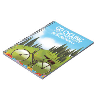 Go Cycling "Visit Mother Nature's Wilderness" Notebook