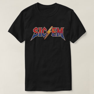 Go Dawgs Highschool Football Spirit Sic'Em Game T-Shirt