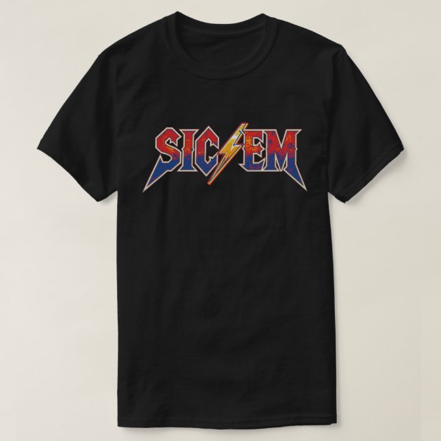 Go Dawgs Highschool Football Spirit Sic'Em Game T-Shirt (Design Front)