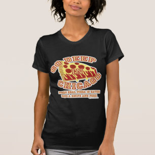 Go Deep Chicago Style Pizza T-Shirt